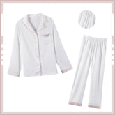 Ice Silk Pajamas Women Summer Short-sleeved Shorts Two-piece Suit